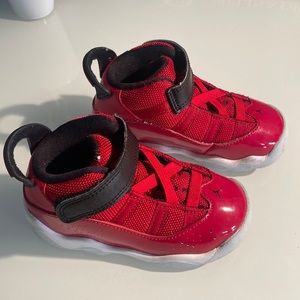 Nike Jordan 6 Rings TD Gym Red Black White 323420-601 Size 7C